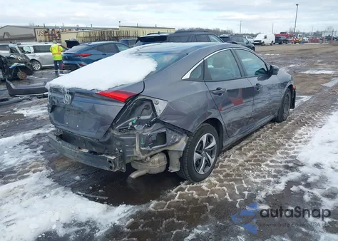 2020 Honda Civic Lx из США, поврежденный, VIN 19XFC2F69LE028125